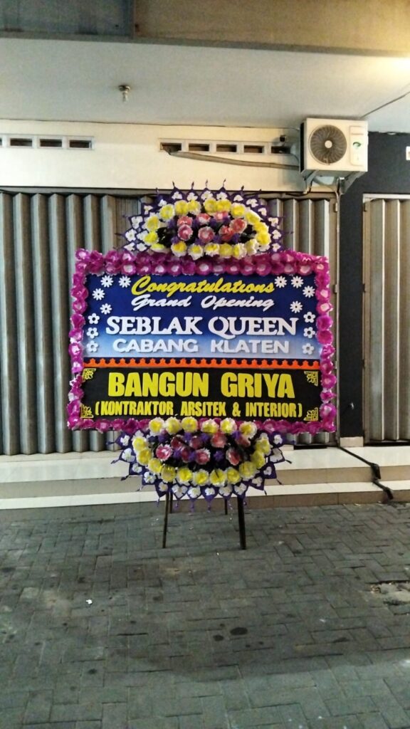 papan bunga grand opening