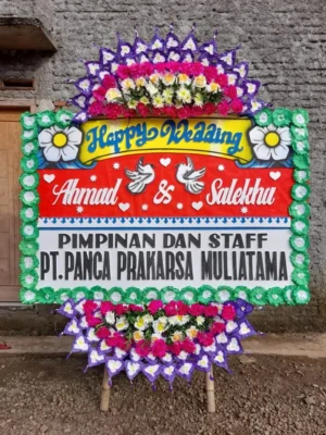 papan karangan bunga happy wedding klaten (32)