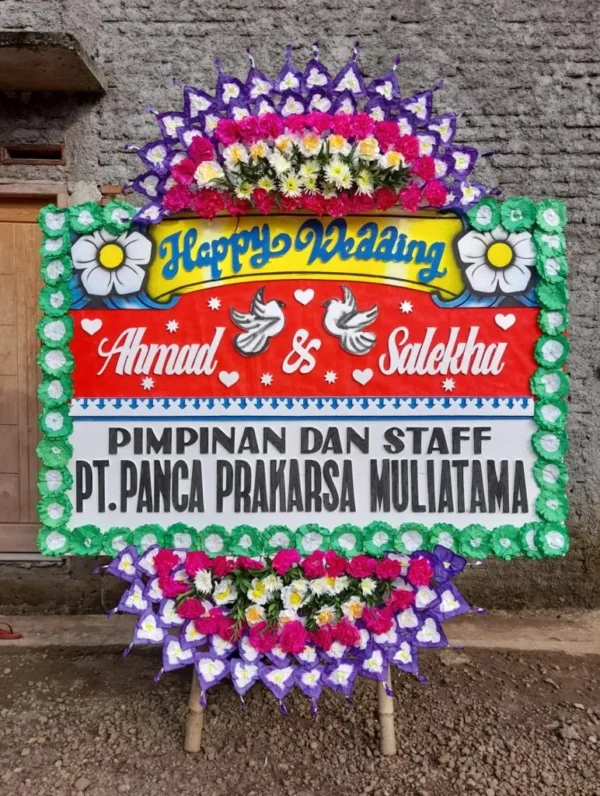 papan karangan bunga happy wedding klaten (32) papan karangan bunga happy wedding klaten (32)